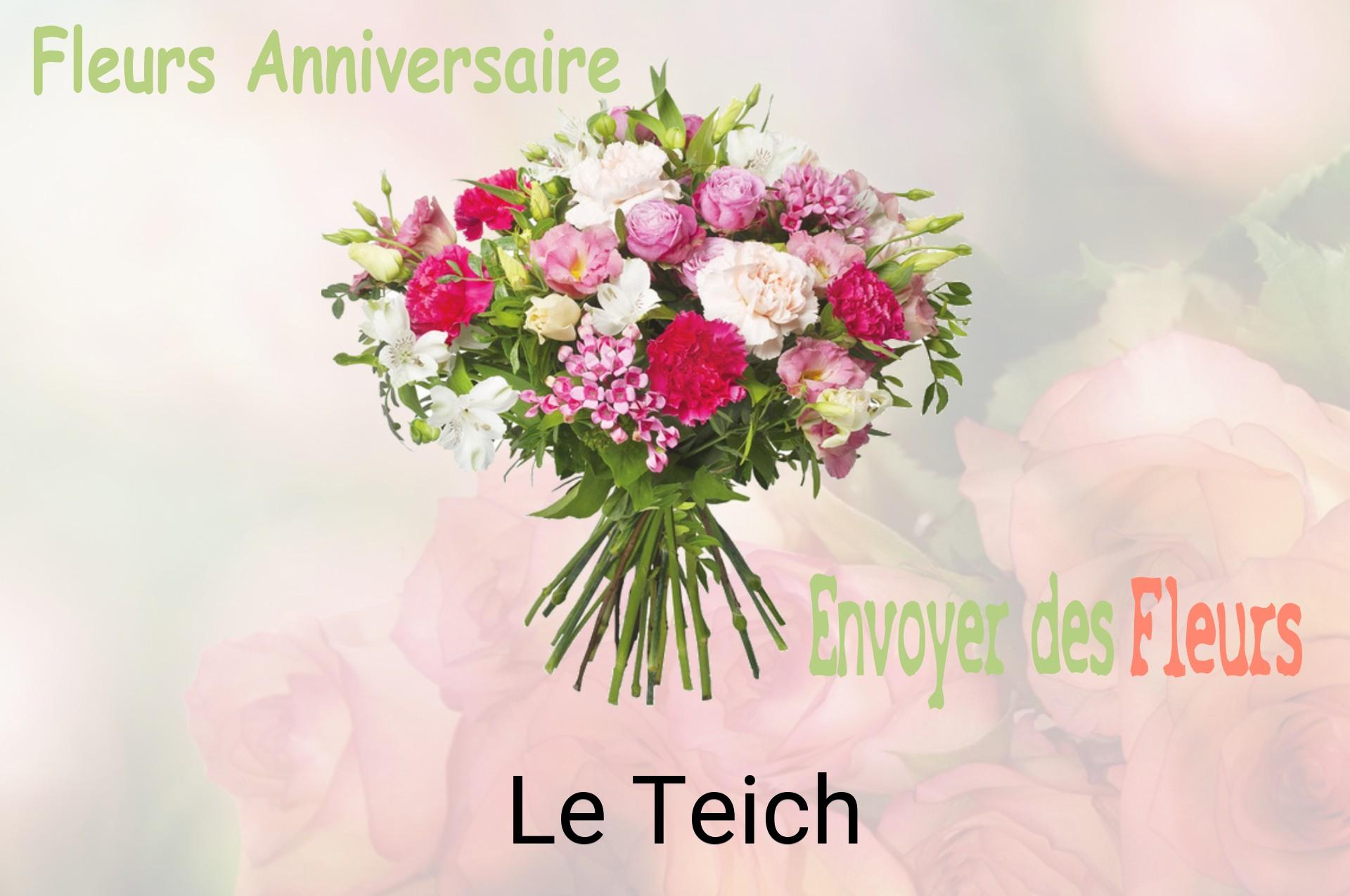 Bouquet de fleurs d’anniversaire livré à Le Teich