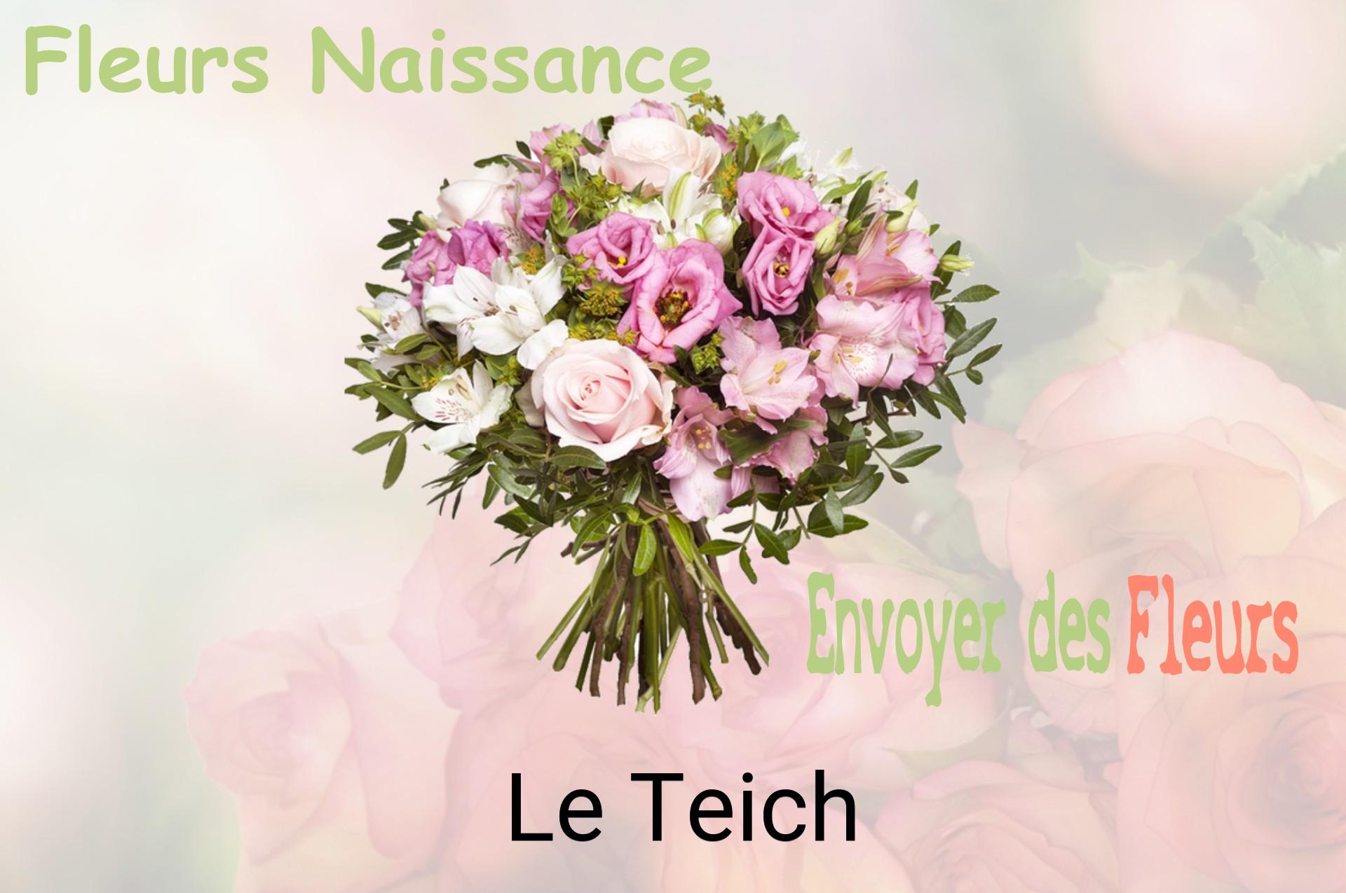 Bouquet de fleurs de naissance livré à Le Teich