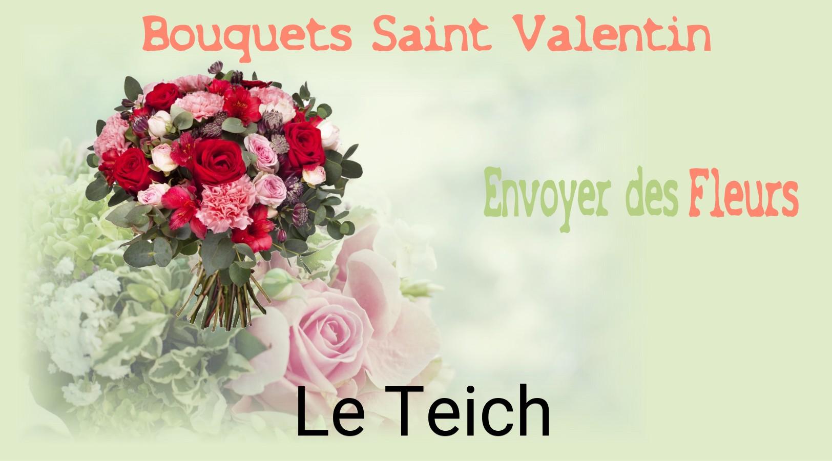 Roses de Saint-Valentin livrées à Le Teich